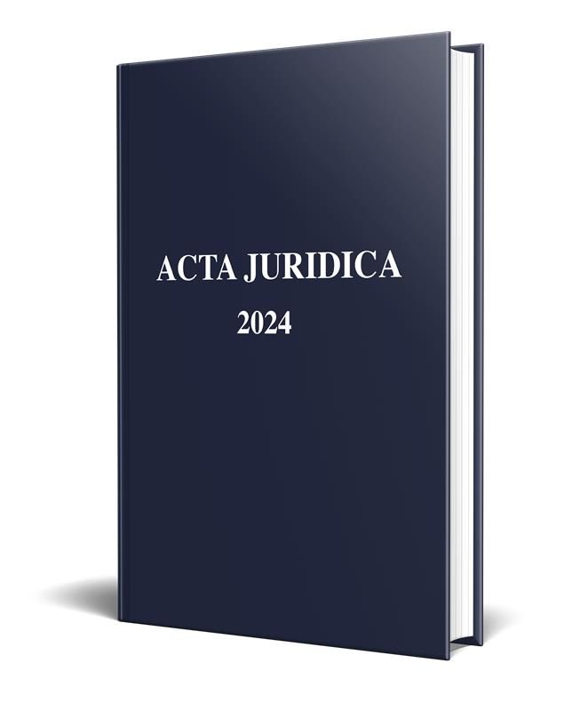 Acta Juridica 2024