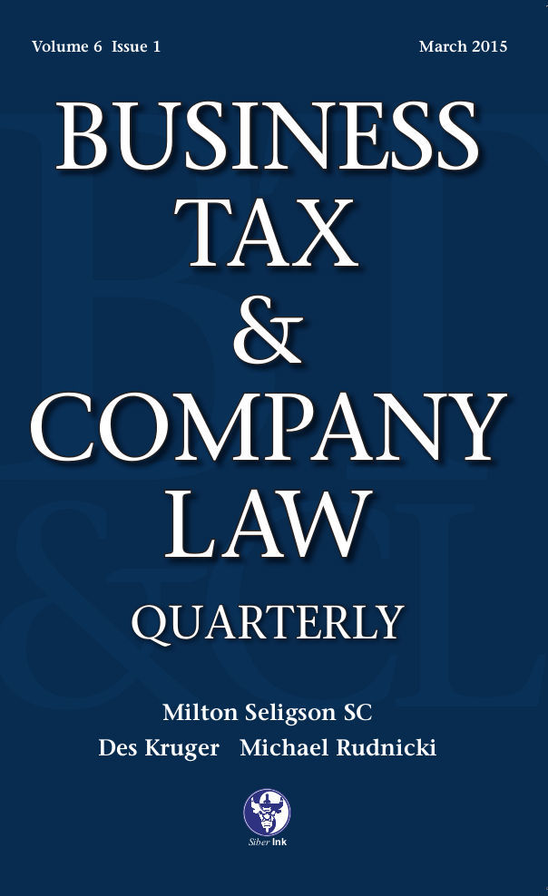 Business Tax & Company Law  Quarterly