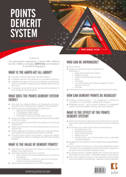 Points Demerit System, The